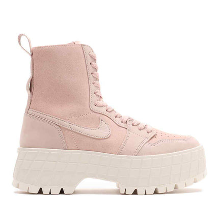 FJ5737-601 Nike Women's Air Jordan 1 Brooklyn Pink Suede (Women's)