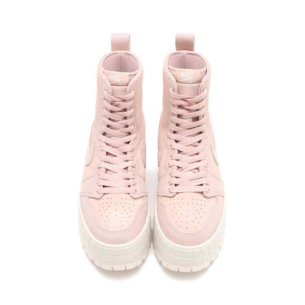FJ5737-601 Nike Women's Air Jordan 1 Brooklyn Pink Suede (Women's)