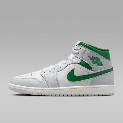 DQ8426-142 Nike Air Jordan 1 Mid Summit White Pure Platinum Sail Pine (Men's)