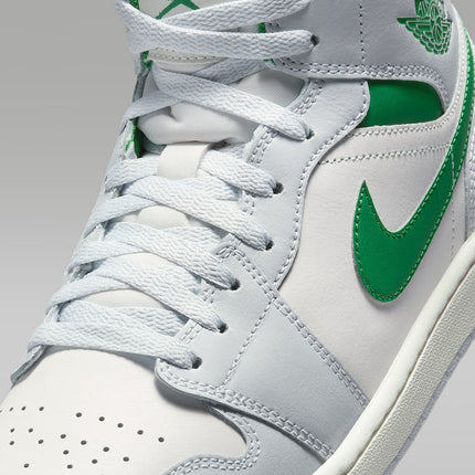DQ8426-142 Nike Air Jordan 1 Mid Summit White Pure Platinum Sail Pine (Men's)