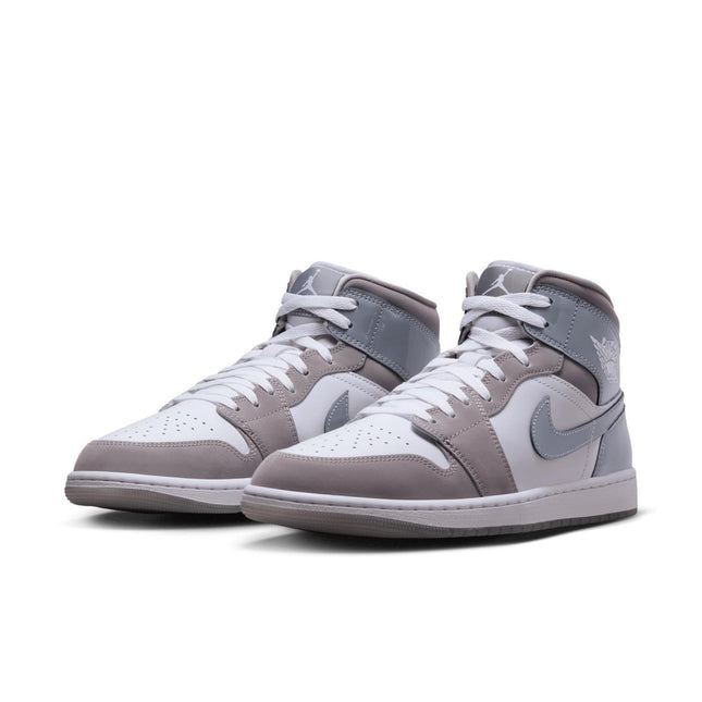 HF3216-100 Nike Air Jordan 1 Mid Cool Grey (Men's)