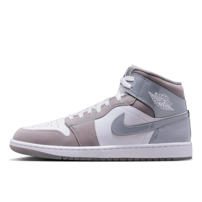 HF3216-100 Nike Air Jordan 1 Mid Cool Grey (Men's)