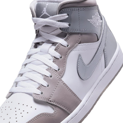 HF3216-100 Nike Air Jordan 1 Mid Cool Grey (Men's)