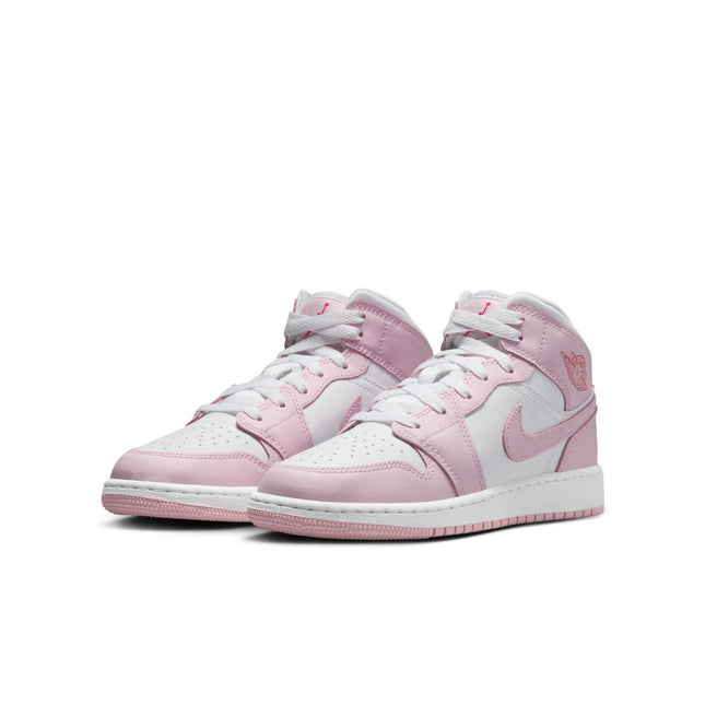 DQ8423-608 Nike GS Air Jordan 1 Mid Valentine's Day