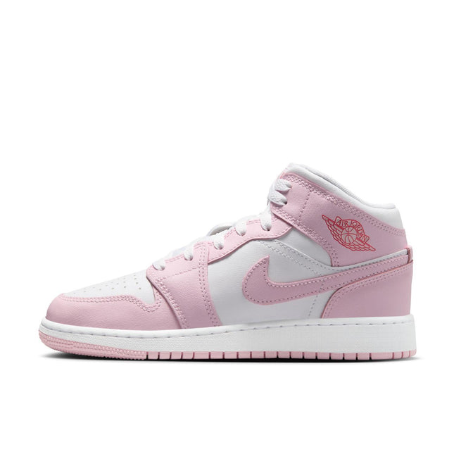 DQ8423-608 Nike GS Air Jordan 1 Mid Valentine's Day