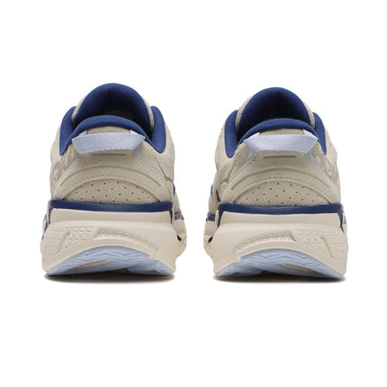 1122571-OTH Hoka Clifton L Suede Oat Milk Bellwether Blue (Men's)