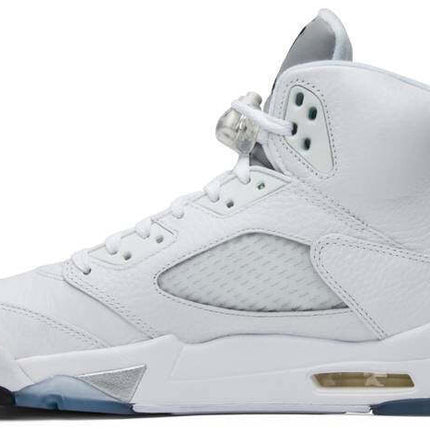 136027-130 Nike Air Jordan 5 Retro Metallic White 2015 (Men's)