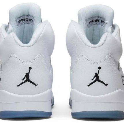 136027-130 Nike Air Jordan 5 Retro Metallic White 2015 (Men's)