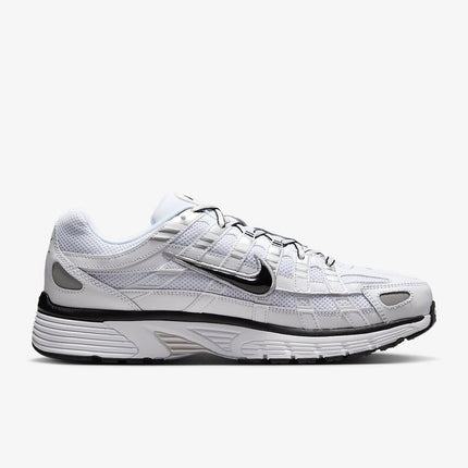 CD6404-107 Nike P-6000 White Metallic Silver Black Black (Men's)