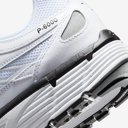 CD6404-107 Nike P-6000 White Metallic Silver Black Black (Men's)