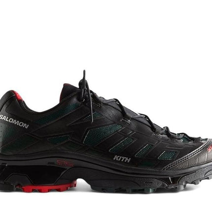 L47772300 KITH Salomon XT-4K Black Scarab Fiery Red (Men's)