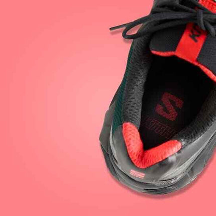 L47772300 KITH Salomon XT-4K Black Scarab Fiery Red (Men's)