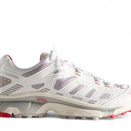 L47771800 KITH Salomon XT-4K Bright White Ashes of Roses Fiery Red (Men's)