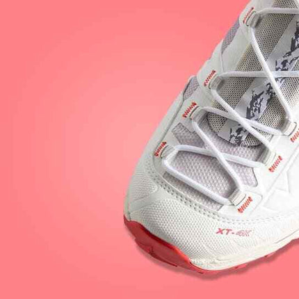 L47771800 KITH Salomon XT-4K Bright White Ashes of Roses Fiery Red (Men's)