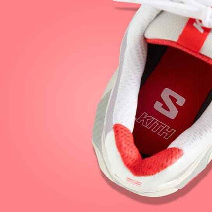 L47771800 KITH Salomon XT-4K Bright White Ashes of Roses Fiery Red (Men's)