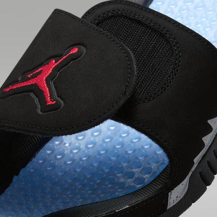 555501-061 Nike Jordan Hydro 5 Retro Slide Black Silver Fire Red (Men's)