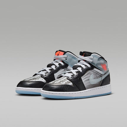 HF3210-001 Nike GS Air Jordan 1 Mid SS X-Ray