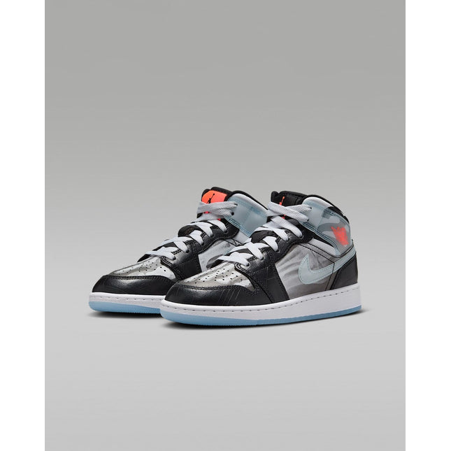 HF3210-001 Nike GS Air Jordan 1 Mid SS X-Ray