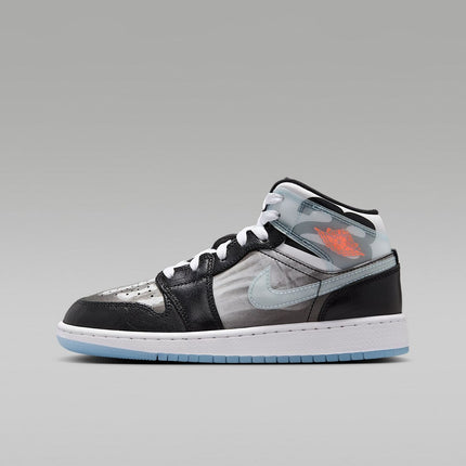 HF3210-001 Nike GS Air Jordan 1 Mid SS X-Ray