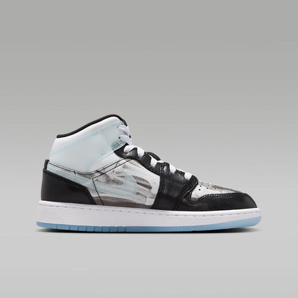 HF3210-001 Nike GS Air Jordan 1 Mid SS X-Ray