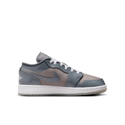HF3188-011 Nike GS Air Jordan 1 Low SE Medium Grey White Cool Grey
