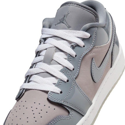 HF3188-011 Nike GS Air Jordan 1 Low SE Medium Grey White Cool Grey