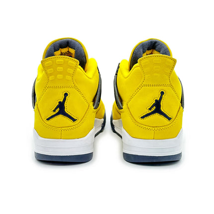 CT8527-700 Nike Air Jordan 4 Retro Lightning Thunder Tour Yellow Grey (Men's)