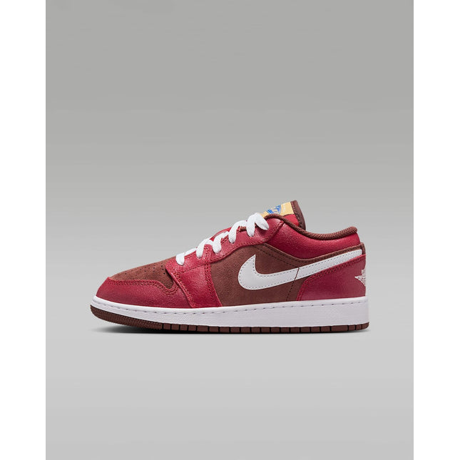 HF3202-200 Nike GS Air Jordan 1 Dark Pony Varsity Red Coconut Milk White