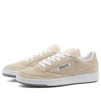100073319 JJJJound × Reebok Club C 85 Cork White Space Grey (Men's)