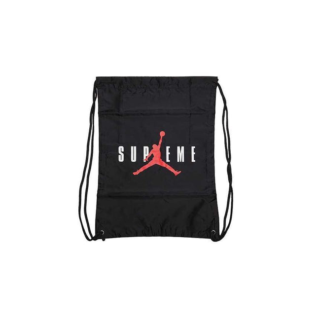 Supreme Jordan Drawstring Bag Black