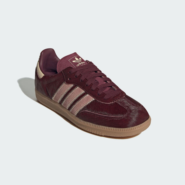 JP5330 adidas Originals Samba OG Sand Strata Maroon Warm Clay (Women's)