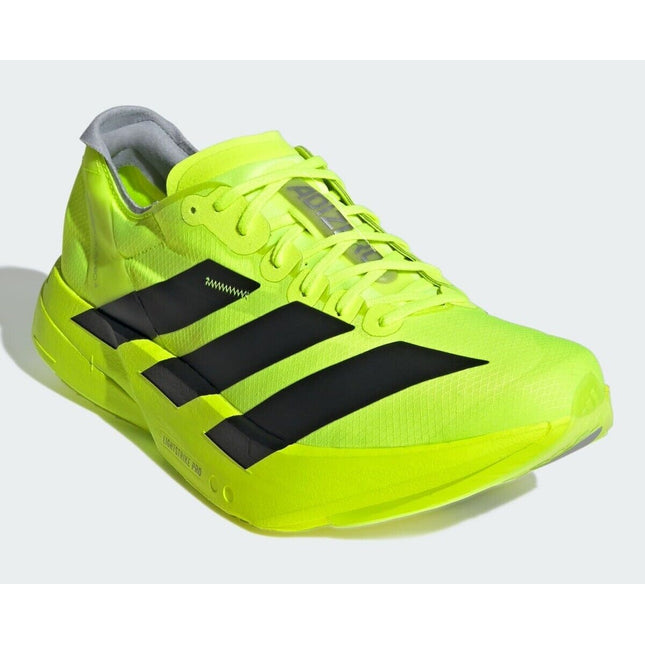 JR6364 adidas Adizero Adios Pro 4 Lucid Lemon Core Black Halo Silver (Men's)