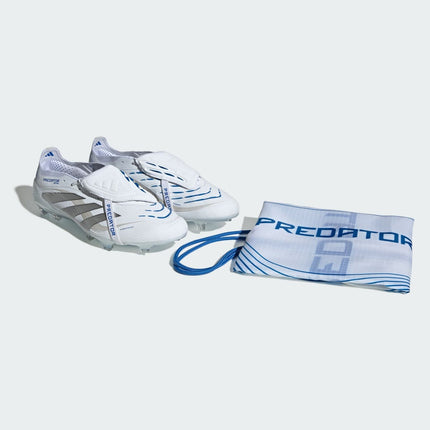 ID8965 adidas Predator Elite Fold Over Tongue FG Cloud White Silver (Men's)