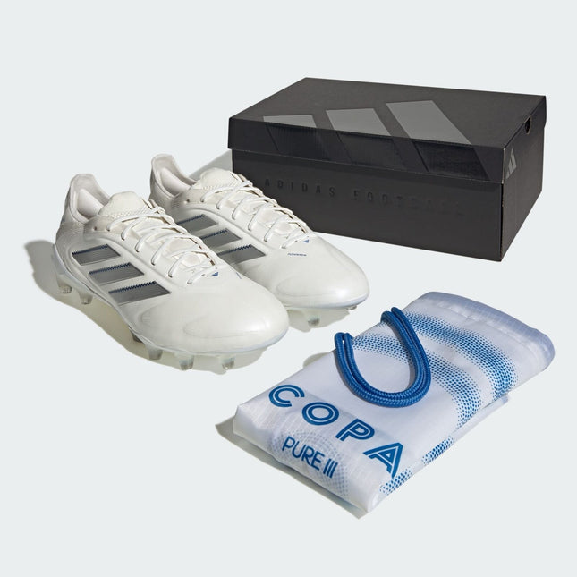 ID9040 adidas Copa Pure 3 Elite FG Cloud White Silver Metallic Bright (Men's)