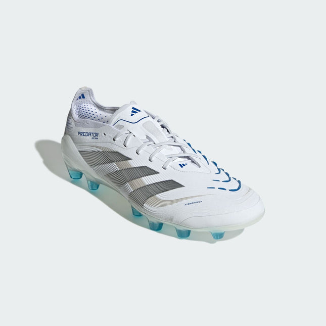 JP9809 adidas Predator Elite HG AG Cloud White Silver Metallic Bright (Men's)