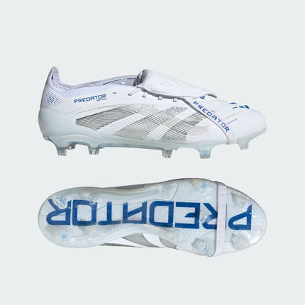 ID8965 adidas Predator Elite Fold Over Tongue FG Cloud White Silver (Men's)