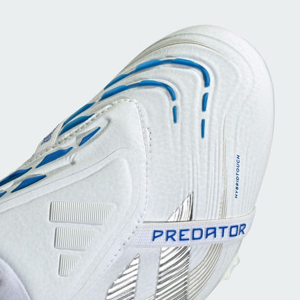 ID8965 adidas Predator Elite Fold Over Tongue FG Cloud White Silver (Men's)