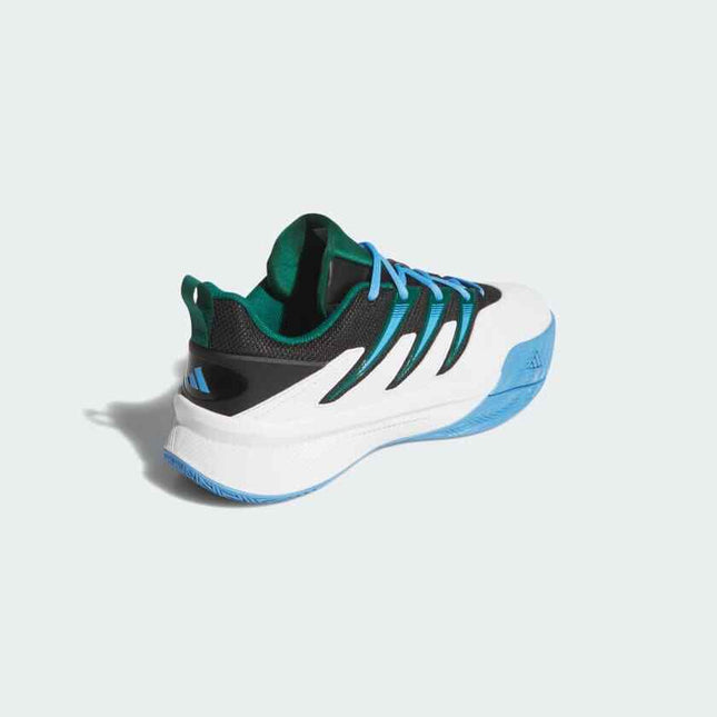 JI1541 adidas Dame Certified 3 Cloud White Collegiate Green Blue Burst (Men's)