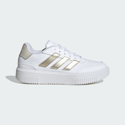 JI2203 adidas Courtblock Cloud White Cyber Metallic Orbit Grey (Women's)