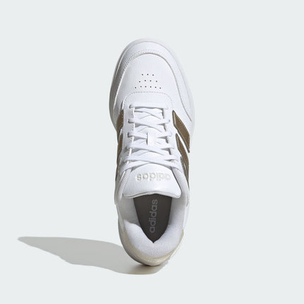 JI2203 adidas Courtblock Cloud White Cyber Metallic Orbit Grey (Women's)