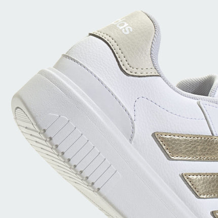 JI2203 adidas Courtblock Cloud White Cyber Metallic Orbit Grey (Women's)