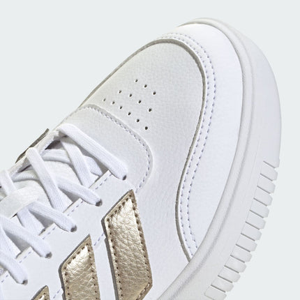 JI2203 adidas Courtblock Cloud White Cyber Metallic Orbit Grey (Women's)