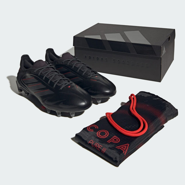 ID9041 adidas Copa Pure 3 Elite FG Core Black Carbon Lucid Red (Men's)