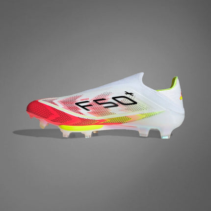 IE1251 adidas F50+ FG Cloud White Core Black Solar Yellow (Men's)