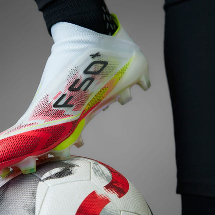 IE1251 adidas F50+ FG Cloud White Core Black Solar Yellow (Men's)