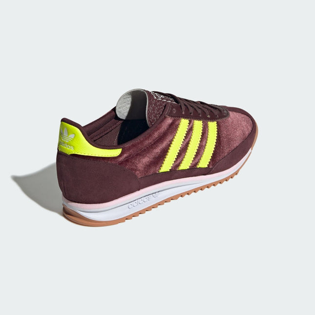 JI0195 adidas Originals SL72 OG Aurora Ruby Solar Yellow Gum (Women's)