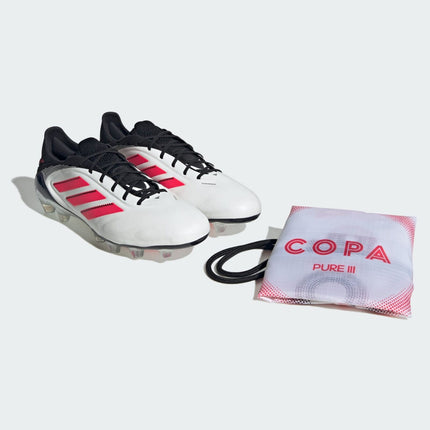ID9034 adidas Copa Pure 3 Elite HG AG Cloud White Lucid Red Core Black (Men's)