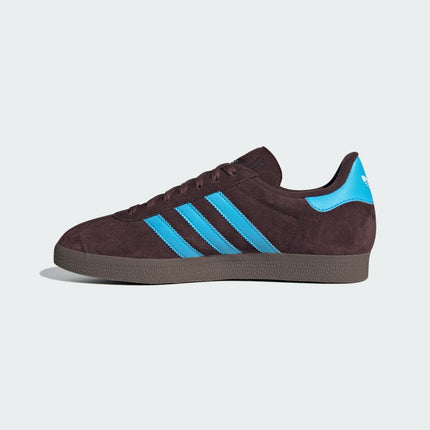 JH5392 adidas Originals Gazelle Shadow Brown Sky Rush Cloud White (Men's)