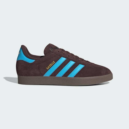 JH5392 adidas Originals Gazelle Shadow Brown Sky Rush Cloud White (Men's)