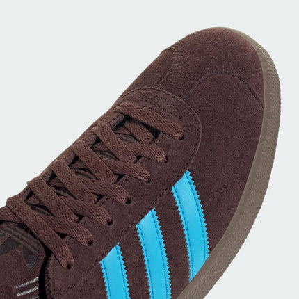 JH5392 adidas Originals Gazelle Shadow Brown Sky Rush Cloud White (Men's)